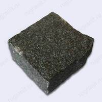 Колотая брусчатка габбро 10x10x5 цвет черный - гранит, брусчатка, плитка, комплектующие для станков