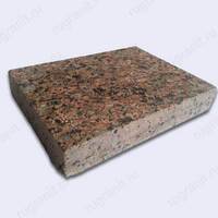  Гранитная плита полированная, размер 20x20x3 см, цвет красный, межиричка - гранит, брусчатка, плитка, комплектующие для станков