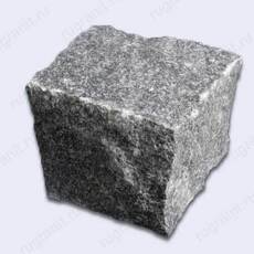 Брусчатка колотая габбро 10x10x10 см серого цвета - гранит, брусчатка, плитка, комплектующие для станков