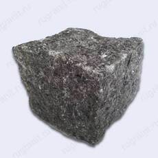 Брусчатка колотая из лабрадорита 10x10x5 см серого цвета - гранит, брусчатка, плитка, комплектующие для станков