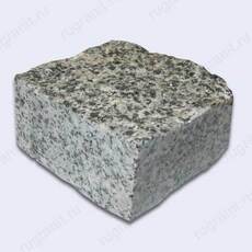 Пилено-колотая брусчатка гранитная из карандаша, 10x10x5, цвет серый - гранит, брусчатка, плитка, комплектующие для станков