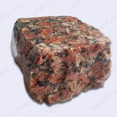 Пилено-колотая брусчатка гранитная из слэба, 10x10x6, месторождение капустинское - гранит, брусчатка, плитка, комплектующие для станков