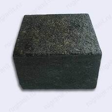 Брусчатка полнопиленная габбро 10x10x5 см черного цвета - гранит, брусчатка, плитка, комплектующие для станков