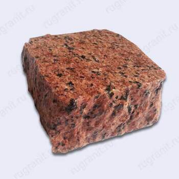 Брусчатка пилено-колотая гранитная из слэба, 10x10x5, лезники - гранит, брусчатка, плитка, комплектующие для станков