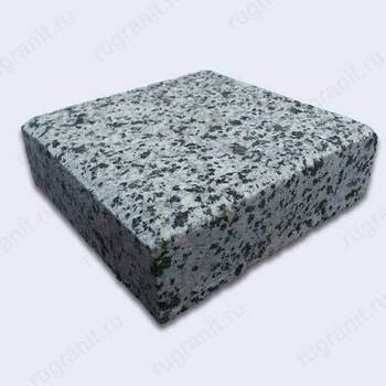 Пиленая брусчатка из гранита с фаской, 10x10x3, цвет серый - гранит, брусчатка, плитка, комплектующие для станков